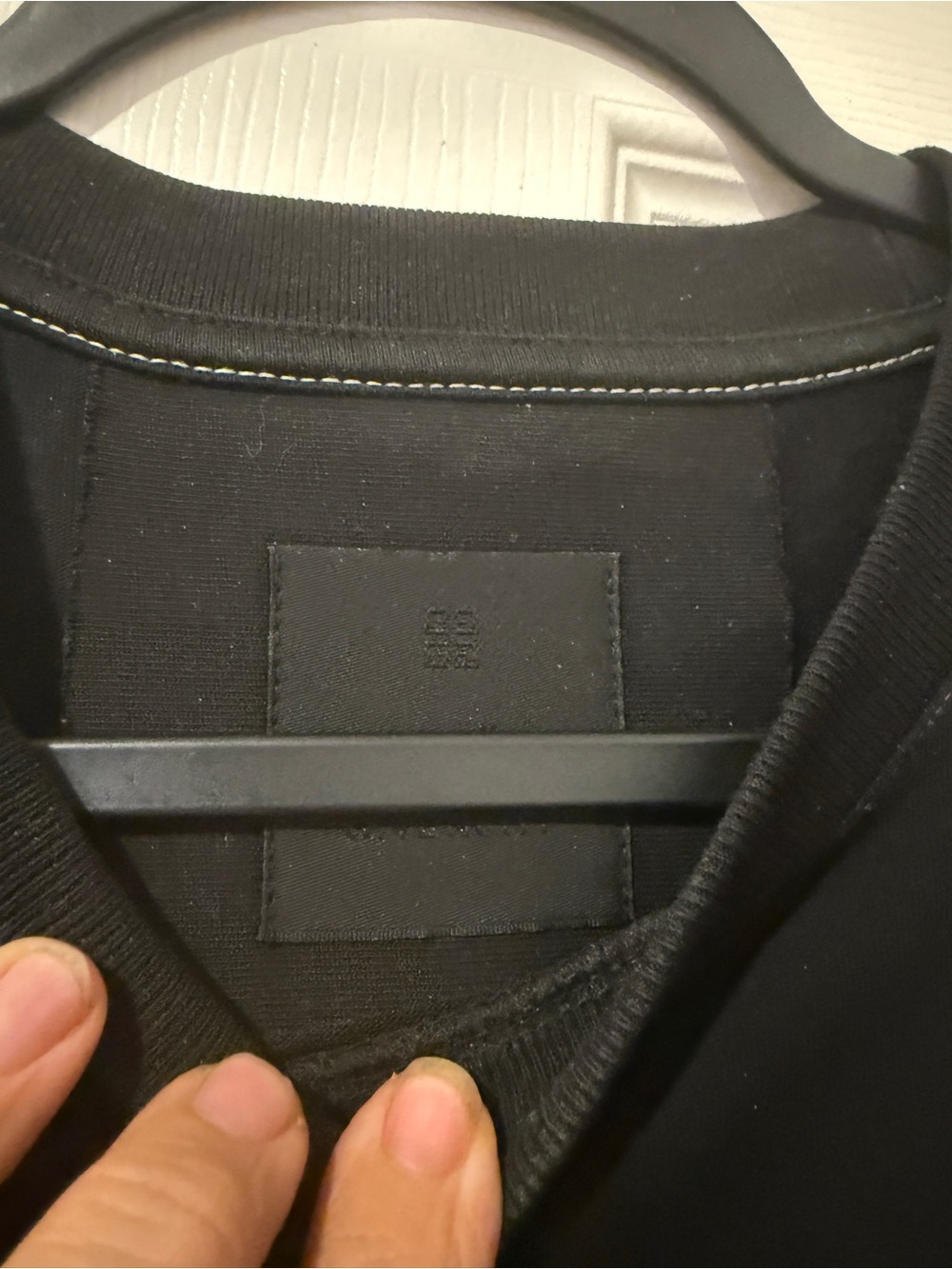 Givenchy Black Sweatshirt with Branded Tag